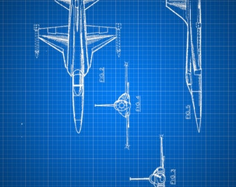 Aircraft blueprints | Etsy