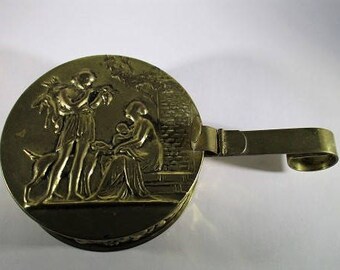 Vintage Peerage Brassware Silent Butler, Classical Design Style, Brass Kitchen Decor, Made in England, 1940's