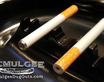 3" Cigarette Pipe, One Hitter, Dugout Pipe, Metal Bat - Fits a regular 4" Dugout