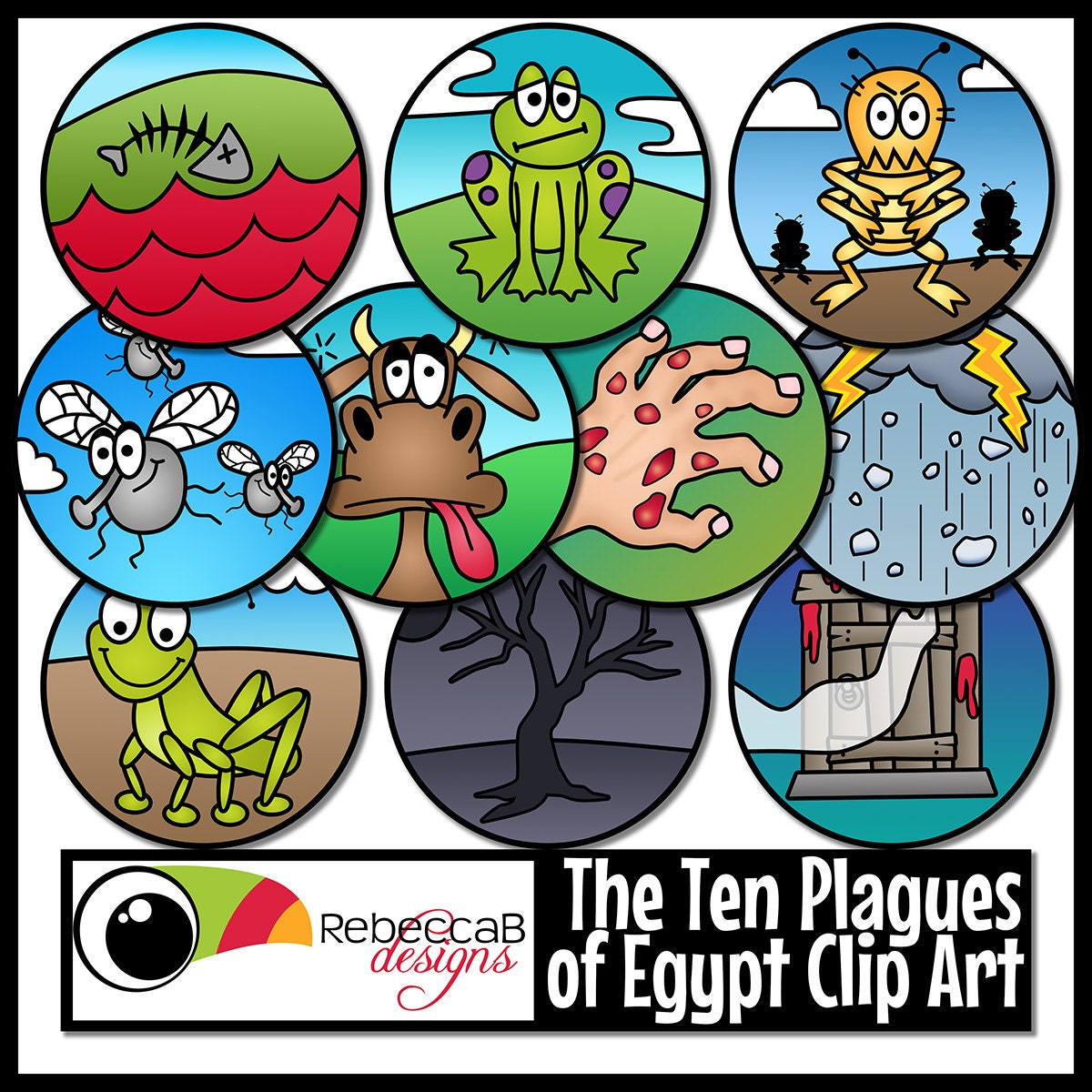 Moises Y Las 10 Plagas De Egipto Para Niños
