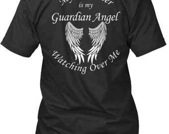 my daughter is my guardian angel shirt