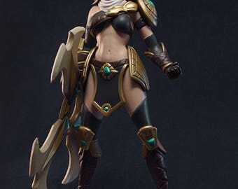 League of Legends | Figure Sivir | LoL | Statuette Sivir | Figurine Sivir