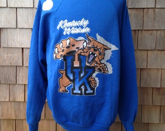 Vintage 90s deadstock UNIVERSITY of KENTUCKY WILDCATS Sweatshirt - Large