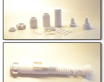 3d printed Luke Skywalker ROTJ inspired lightsaber. Class 1. 17 piece kit.