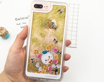 Disney Tsum Tsum Sparkle Glitter iPhone 6s case glitter, iPhone 6s case Disney, iPhone 6 case glitter, Disney iPhone 6s case
