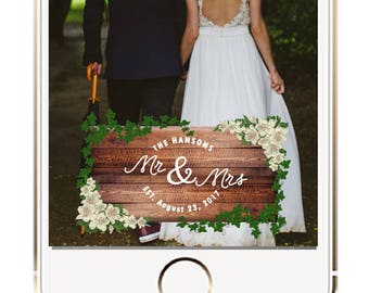 Wedding Snapchat Geofilter, Wedding Snapchat Filter, Wedding Ideas, Wedding Filter, Snapchat Geofilters, Rustic Wedding Snapchat Geofilter