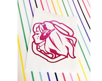 D.Va Decal | Overwatch Decal| D.Va Sticker | Overwatch Vinyl Decal for Laptop, Phone, Case, Car, Mirror - Gamer Girl - Custom Colors