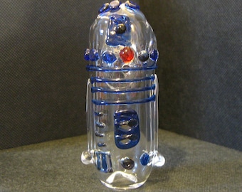Glass Pipe Droid Small Travel Pipe