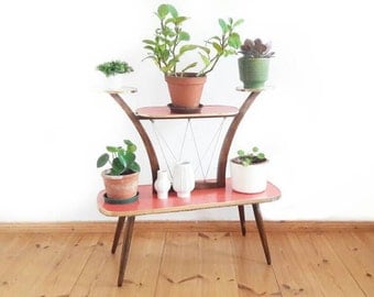 Mid Century Big Display Stand Plant Stand