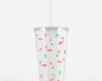 drink tumbler - summer beverage tumbler - iced coffee tumbler - iced coffee reusable drink - summer drink tumbler popsicle drink tumbler