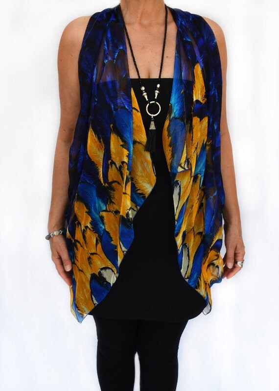Womens versatile silk coverup from Australia. Wear it as a