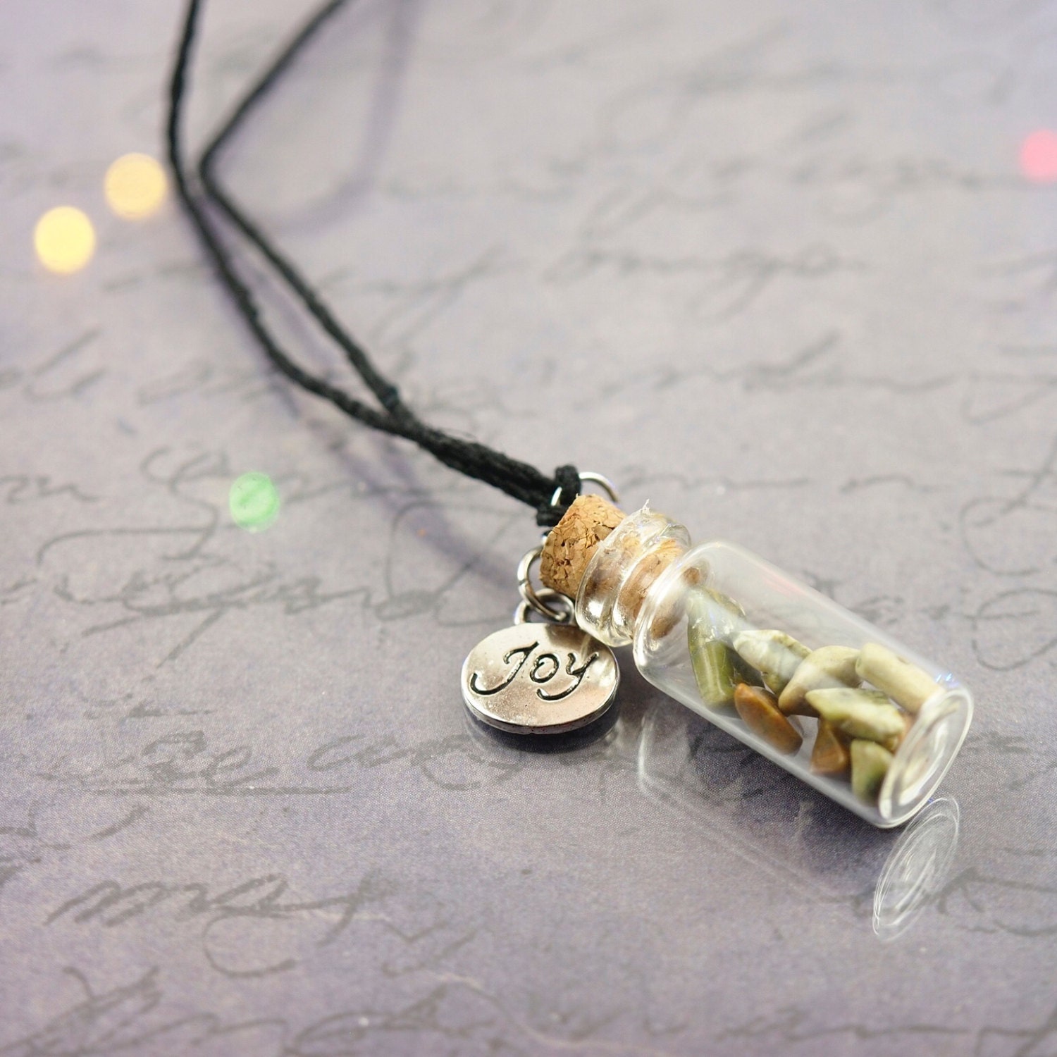 Witch jewelry Potion bottle necklace Christmas stocking