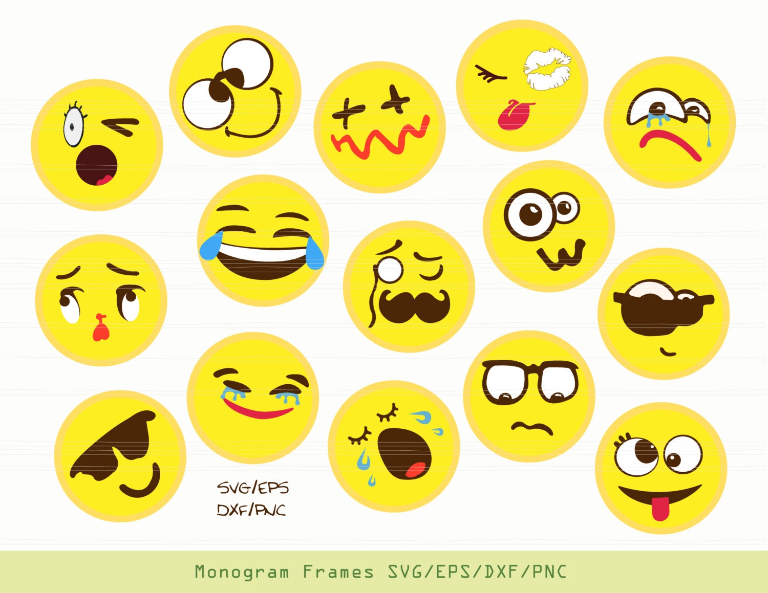 Download Emoji SVG emoji decal emoji clipart emoji party svg files