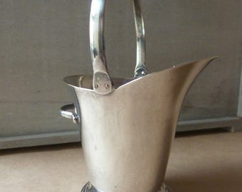 Vintage Silver Plated Sugar Scuttle