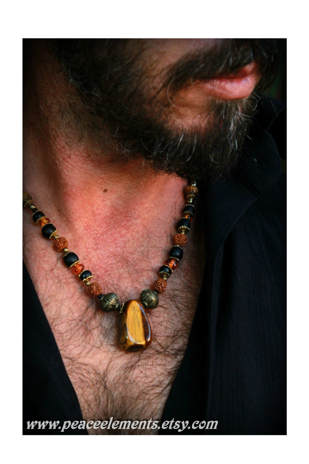 mens boho necklace
