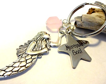 Sea Turtle Keychain Mermaid Keychain Starfish By YoursTrulli