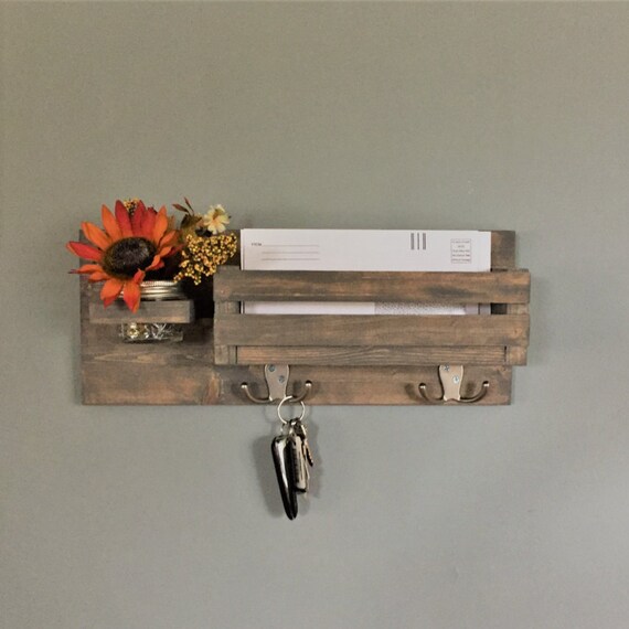 Key Holder Mailbox mail organizer home decor coat rack