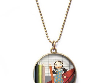 Double-sided Recreation - Youpla & Anatopik necklace