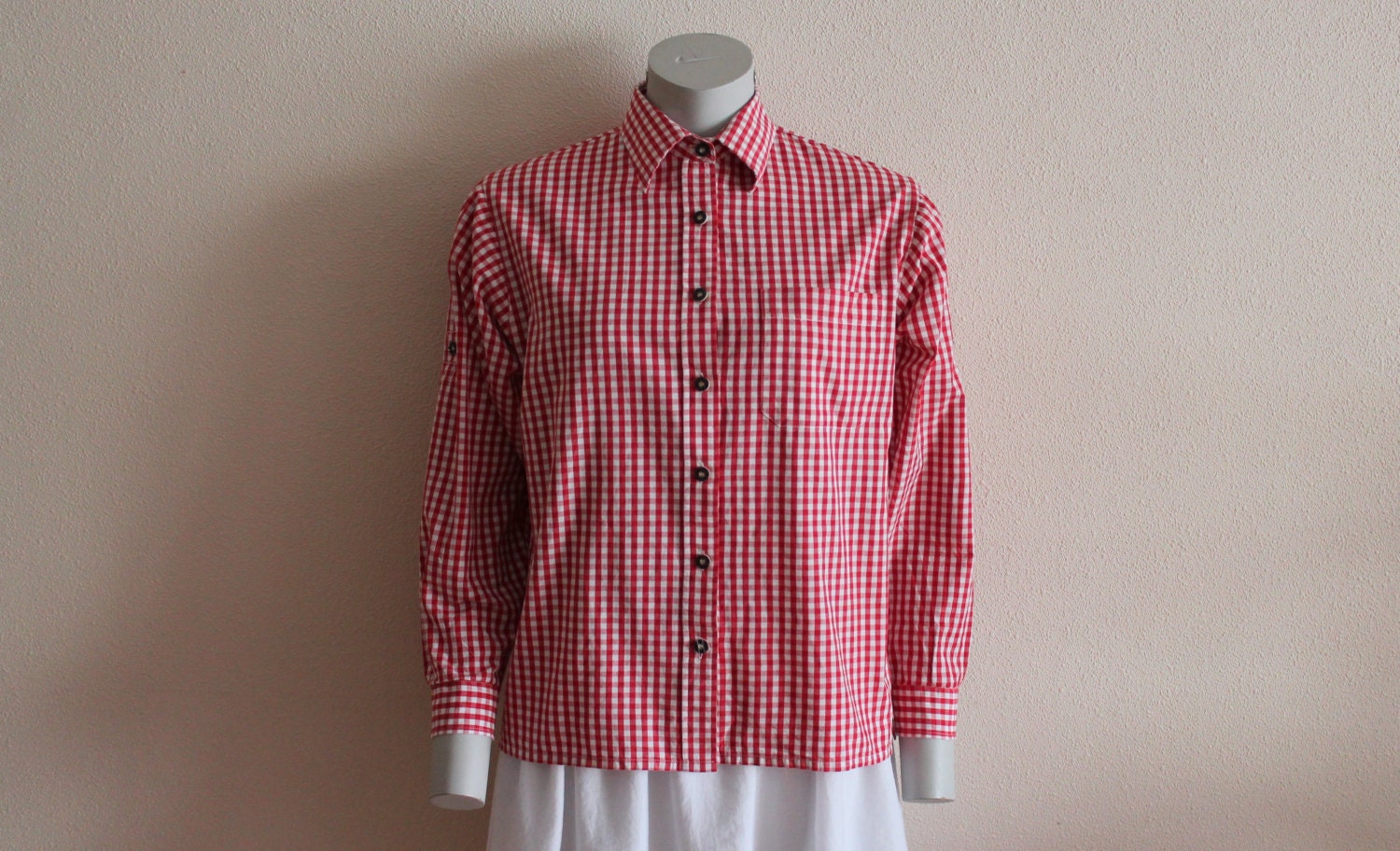 vintage gingham shirt