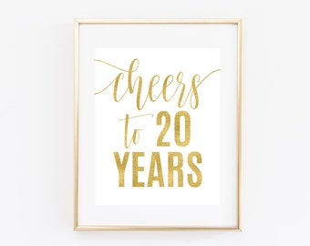 Cheers to 20 years | Etsy