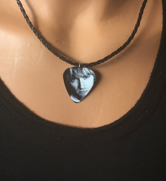 Grunge Necklace/Grunge Jewelry/Guitar Pick Necklace/Kurt