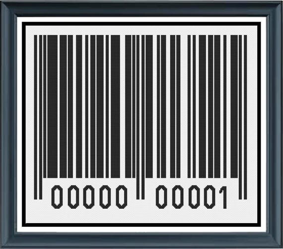 Generic Barcode Black and White Scan Bar Uniquely Plain