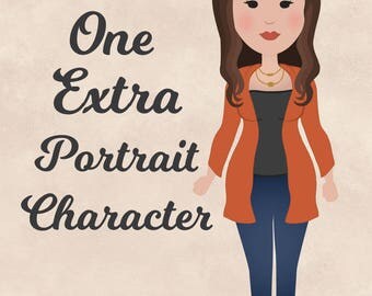 One Extra Portrait Character for Family Portrait