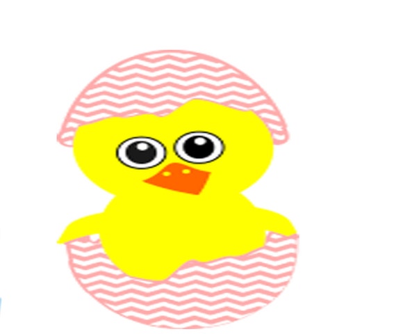 Download Easter Chick SVG Pattered baby chick for Vinyl Cutters like