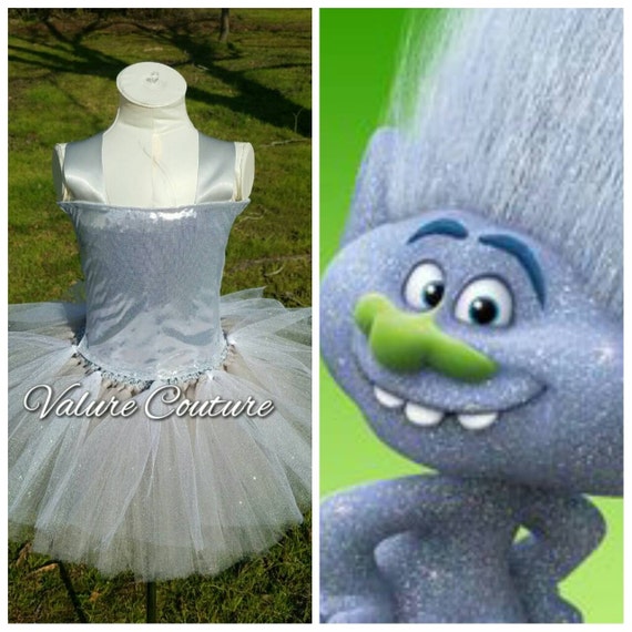 Trolls Inspired Guy Diamond Tutu Dress