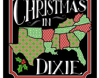Southern Couture, like Simply Southern, Christmas in Dixie, Black, short sleeve or long sleeve tee shirt
