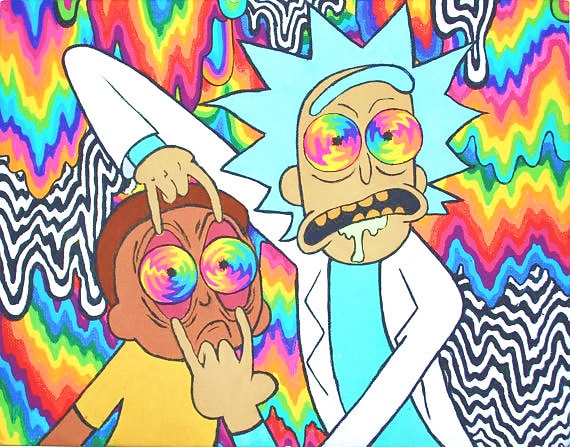 Rick and Morty Sticker Open Your Eyes Morty