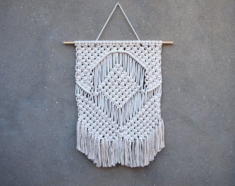 Weaving Wall Hanging boho wall hanging medium size macrame wall hanging bohemian Weaving Wall Hanging boho wall hanging medium size macrame wall hanging bohemian