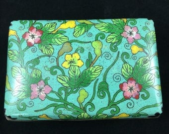 Antique Chinese Cloisonne Box