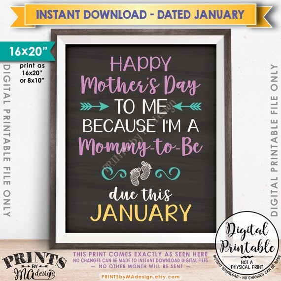 items-similar-to-pregnancy-announcement-due-in-january-happy-mother-s