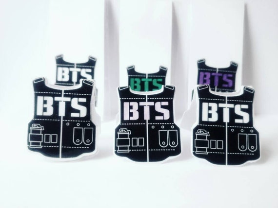 bts bulletproof kpop bookmarks