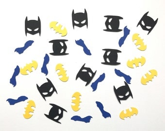 Batman Confetti / Batman Birthday Party / Batman Decor - Created by Confetti Betti