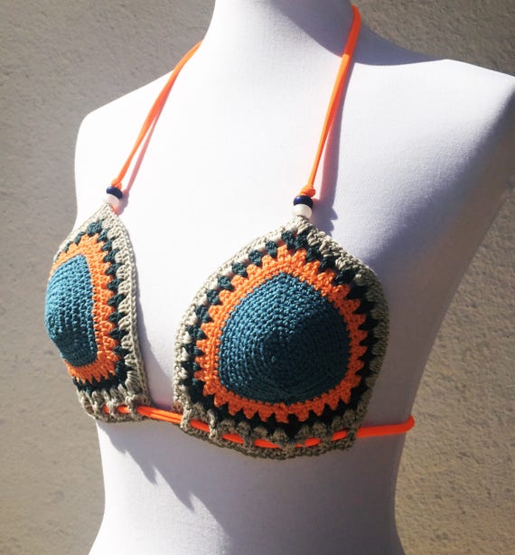 Items similar to Crochet Bikini Top on Etsy
