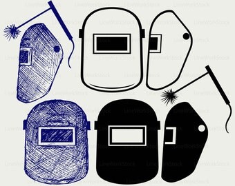 Welding mask helmet svg,welding mask clipart,welding helmet svg,silhouette,cricut cut files,clip art, digital download designs,svg,dxf