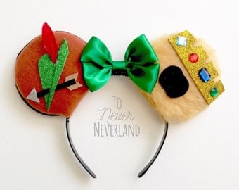 Robin Hood Ears, Disney Robin Hood Ears, Disneyland Ears, Disney Ears Headband, Disney Ears, Mickey Ears, Robin Hood Disneybound PREORDER