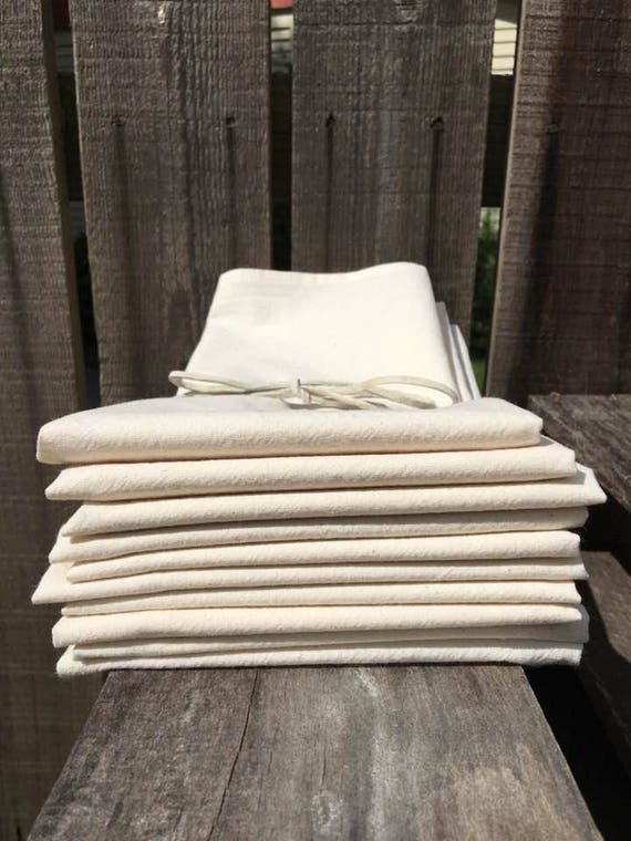 18x24 NATURAL Tea Towel Blanks 100 cotton muslin Kitchen