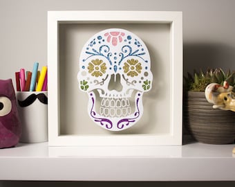 Day Of The Dead Wall Art day of the dead art | etsy Day Of The Dead Wall Art day of the dead art | etsy