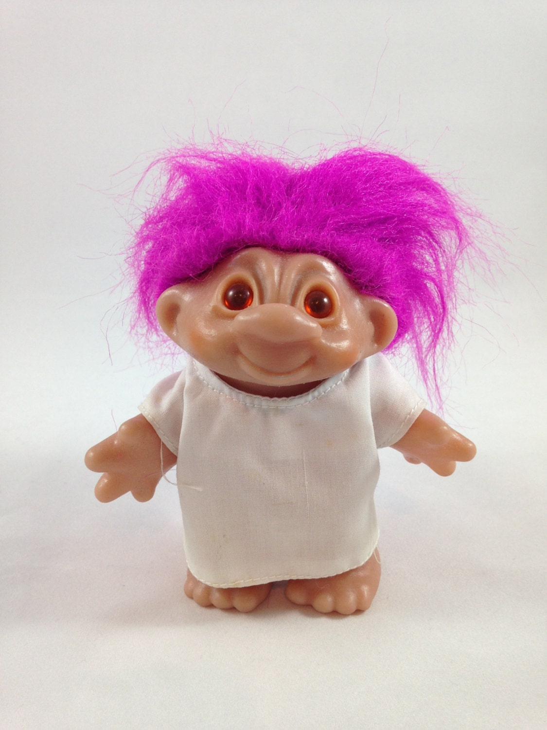 1986 Dam Troll Doll 5 Troll Doll With Pink Hair