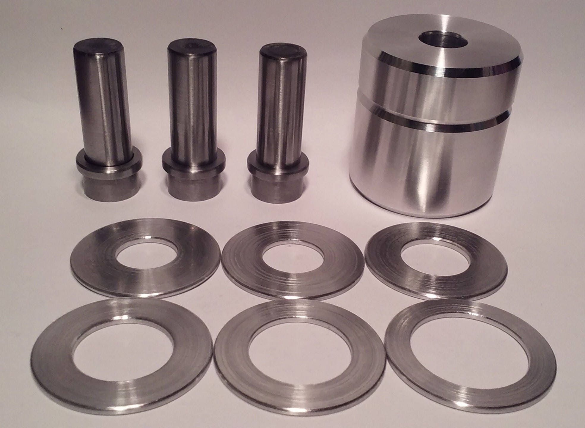 Coin Ring Center Punch kit 1.5 Silver Doll.