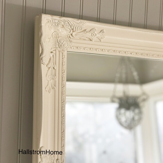 ivory shabby chic mirror large mirror bathroom mirror vanity ivory shabby chic mirror large mirror bathroom mirror vanity