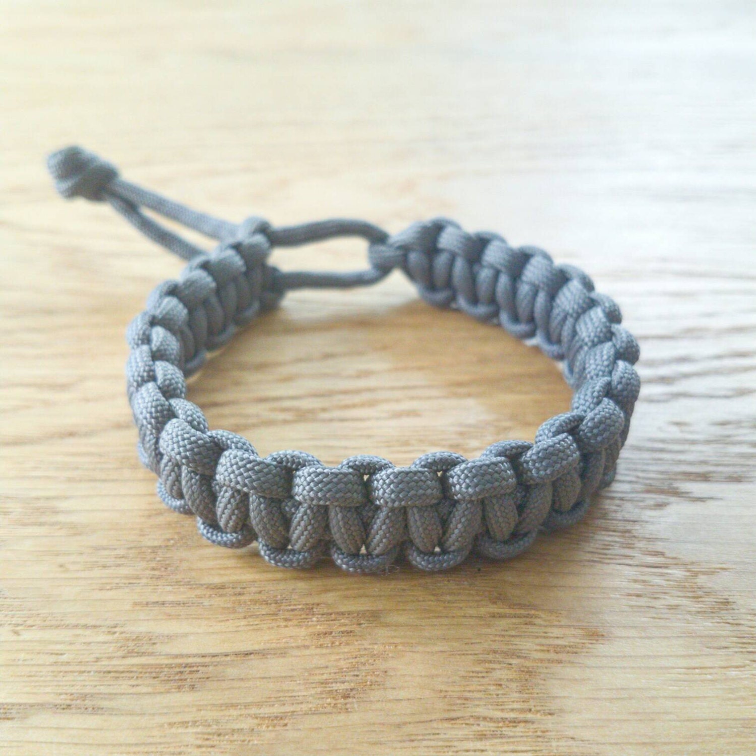 Custom Paracord Bracelet Cobra Weave PGUK Adjustable 74