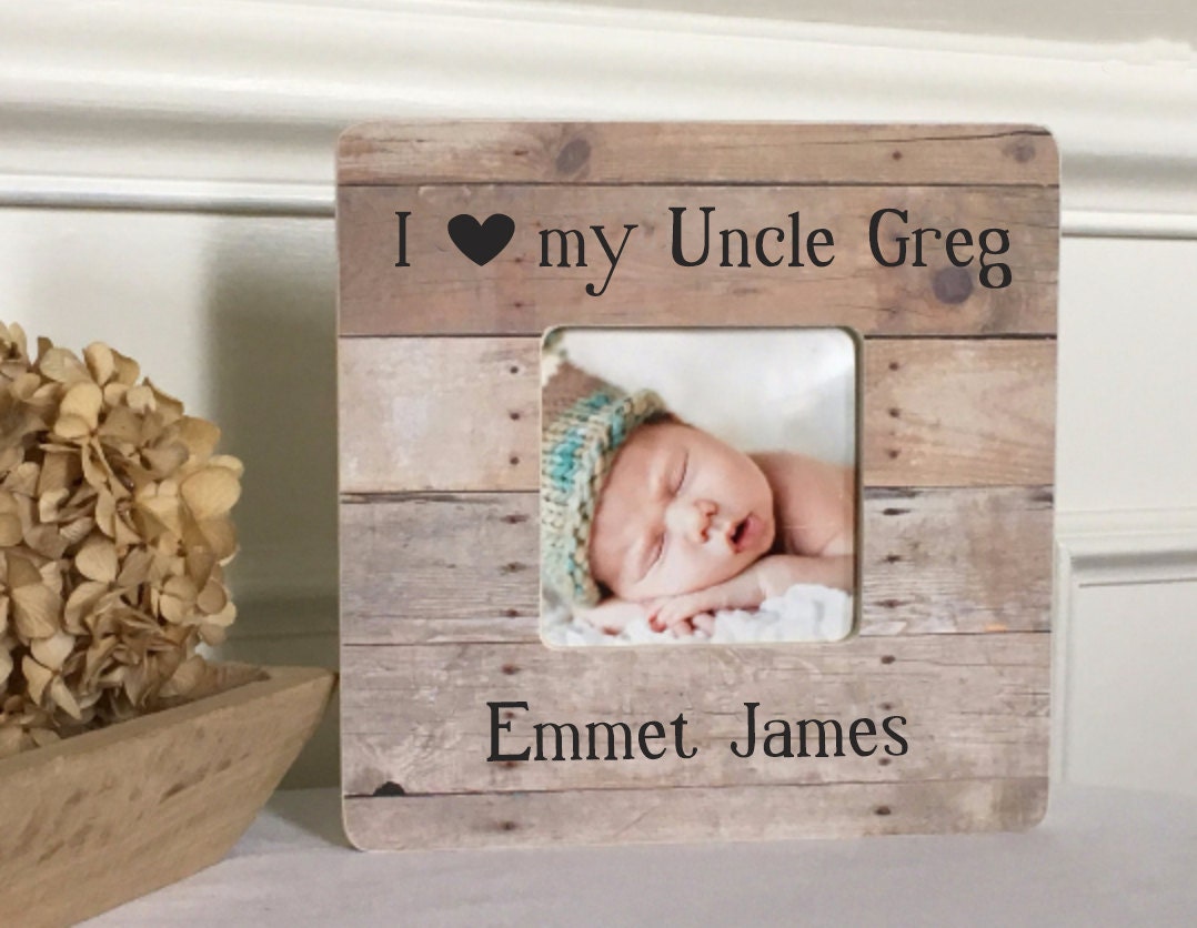 Uncle Gift Uncle Frame New Uncle Niece Nephew Personalized