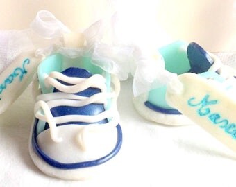 Container-godmother/converse/fimo/mini/shoe/custom/handmade/glitter/baptism/Godfather sweets / / basketball/baby shower table decoration