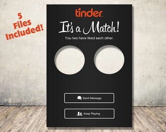 Tinder It's A Match | Tinder Photo Booth | Wedding Signs | 21st Birthday | 30th Birthday | Wedding Photo Booths | Birthday Photo Booths |