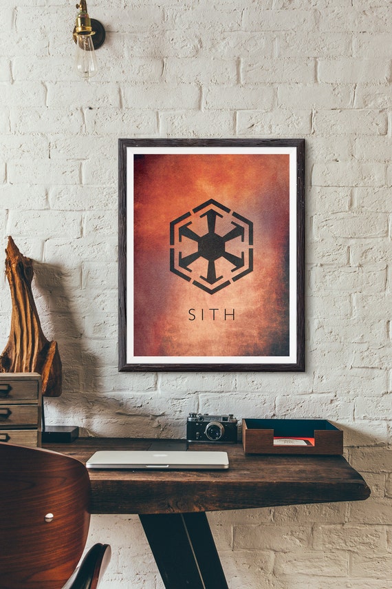 Star Wars Sith Emblem Fan Art Digital Print