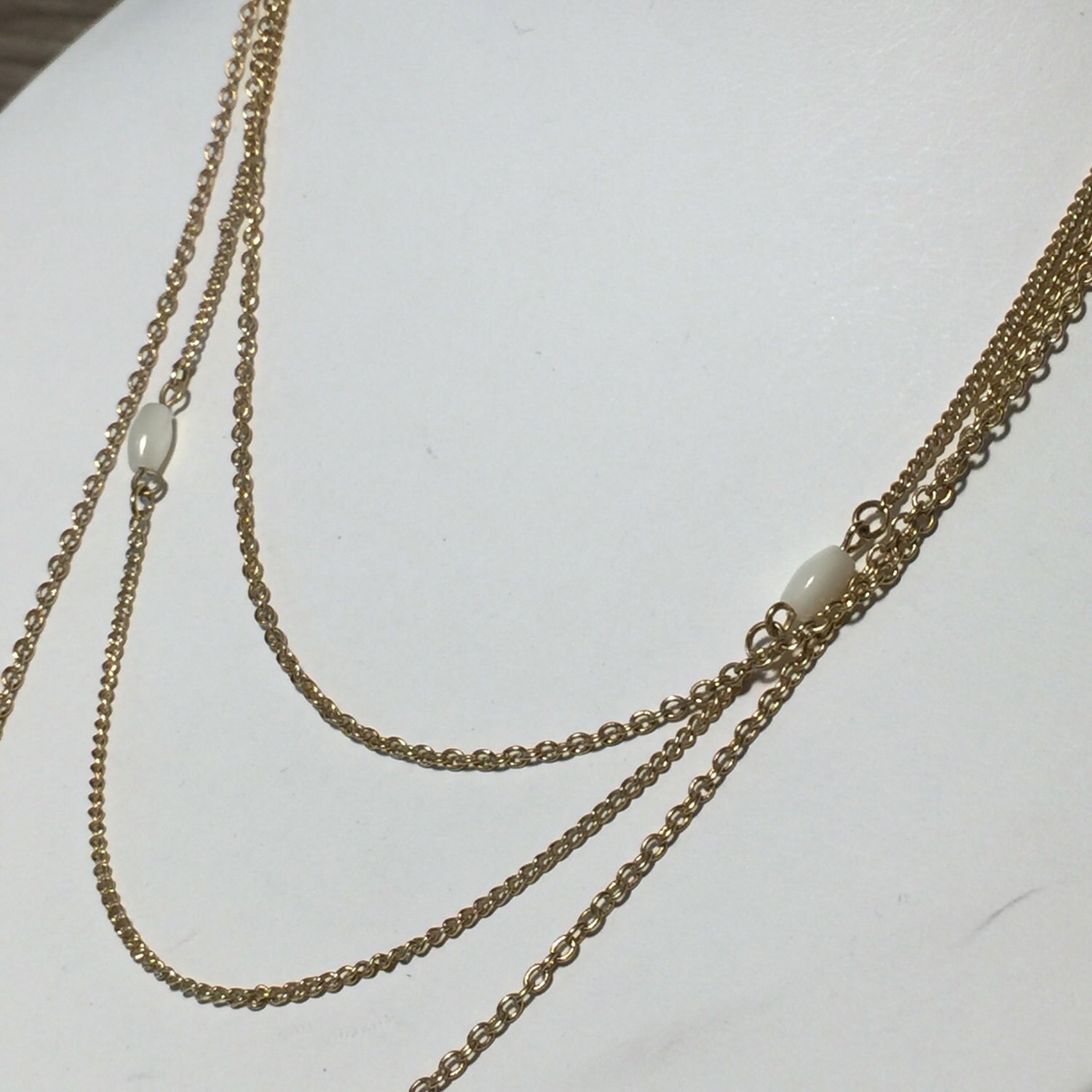 Avon Necklace 3 Strand Avon Chain Necklace Vintage Avon